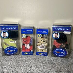 *NSYNC Limit Edition Rare Bears ~ Lot of 4 ~ Lance, Justin, Joey & Chris